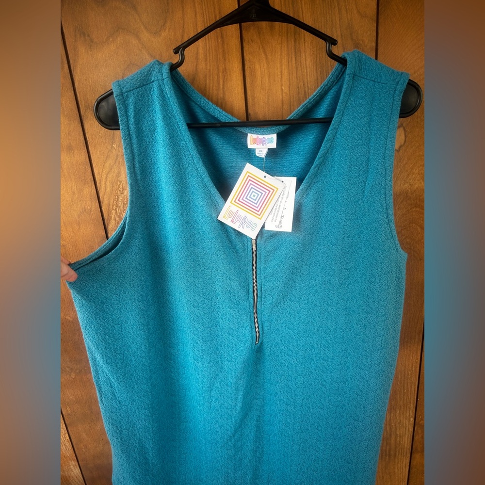 LuLaRoe Teal Zip-Up Jacket